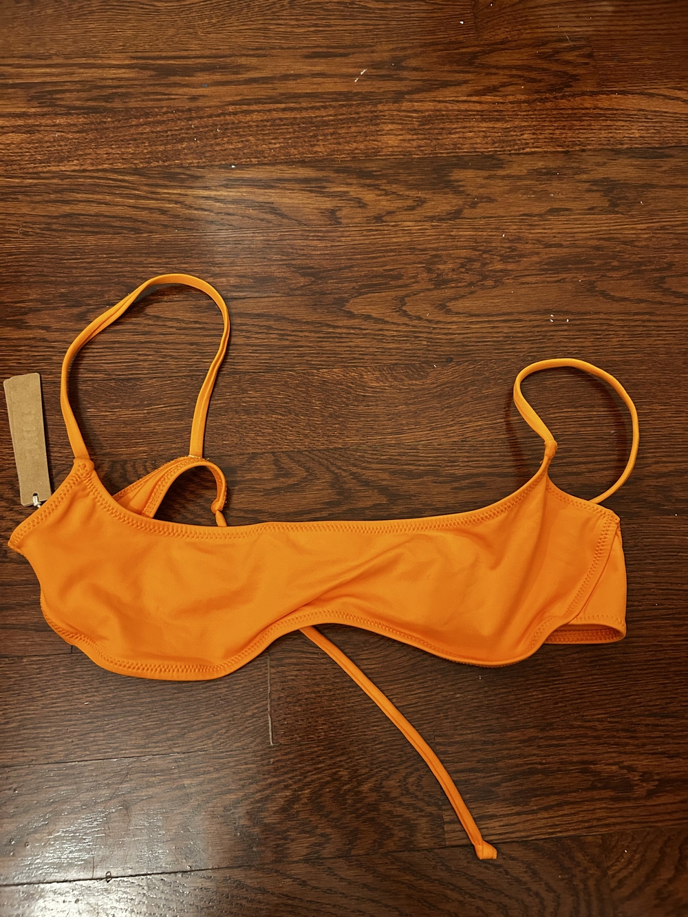 0SKIMS Orange Bikini Top